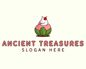 Organic Ice Cream Yogurt logo design