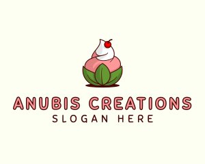 Organic Ice Cream Yogurt logo design