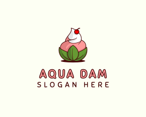 Organic Ice Cream Yogurt logo design