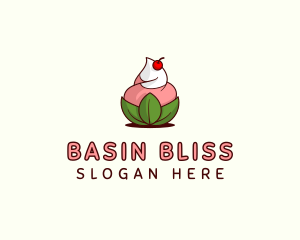 Organic Ice Cream Yogurt logo design