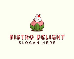 Organic Ice Cream Yogurt logo design