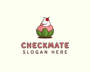 Organic Ice Cream Yogurt logo design