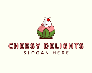 Organic Ice Cream Yogurt logo design