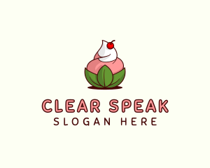 Organic Ice Cream Yogurt logo design