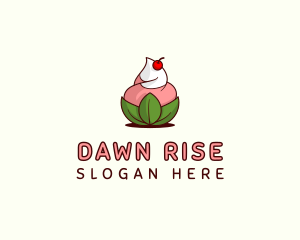 Organic Ice Cream Yogurt logo design