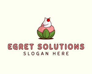 Organic Ice Cream Yogurt logo design