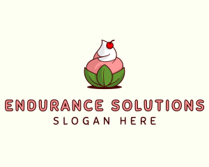 Organic Ice Cream Yogurt logo design