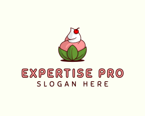 Organic Ice Cream Yogurt logo design