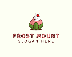 Organic Ice Cream Yogurt logo design