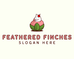 Organic Ice Cream Yogurt logo design