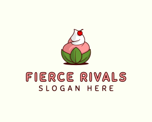 Organic Ice Cream Yogurt logo design