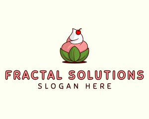 Organic Ice Cream Yogurt logo design