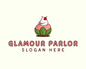 Organic Ice Cream Yogurt logo design