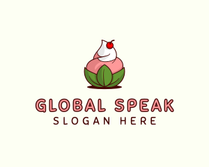 Organic Ice Cream Yogurt logo design