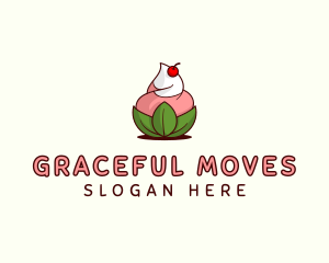 Organic Ice Cream Yogurt logo design