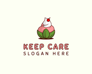 Organic Ice Cream Yogurt logo design