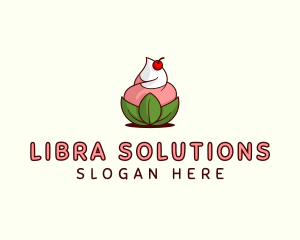 Organic Ice Cream Yogurt logo design