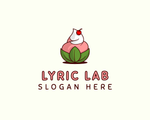 Organic Ice Cream Yogurt logo design