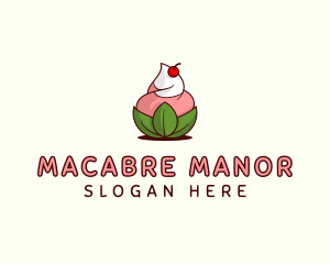 Organic Ice Cream Yogurt logo design