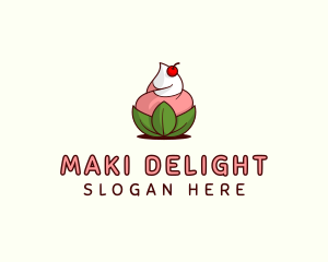 Organic Ice Cream Yogurt logo design