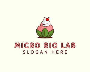 Organic Ice Cream Yogurt logo design