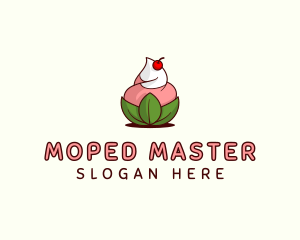 Organic Ice Cream Yogurt logo design