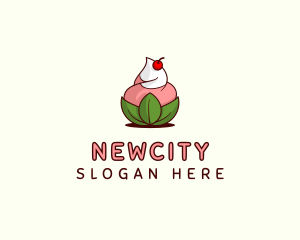 Organic Ice Cream Yogurt logo design