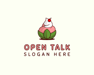 Organic Ice Cream Yogurt logo design