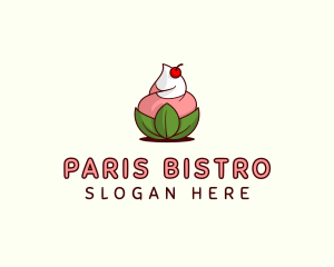 Organic Ice Cream Yogurt logo design