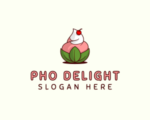 Organic Ice Cream Yogurt logo design