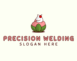 Organic Ice Cream Yogurt logo design