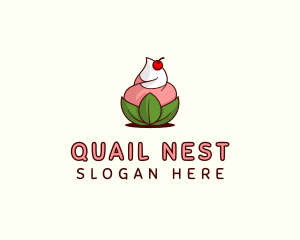 Organic Ice Cream Yogurt logo design