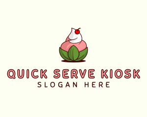 Organic Ice Cream Yogurt logo design