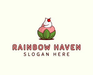 Organic Ice Cream Yogurt logo design