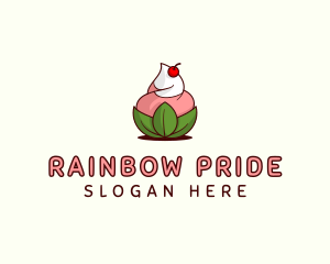 Organic Ice Cream Yogurt logo design