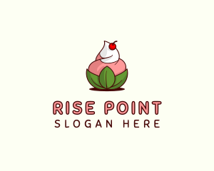 Organic Ice Cream Yogurt logo design