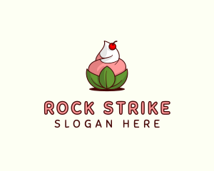 Organic Ice Cream Yogurt logo design