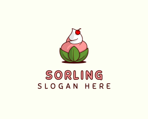 Organic Ice Cream Yogurt logo design