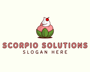 Organic Ice Cream Yogurt logo design