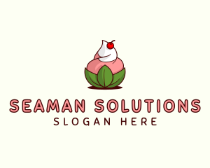 Organic Ice Cream Yogurt logo design