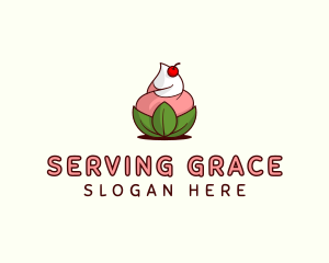 Organic Ice Cream Yogurt logo design