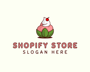 Organic Ice Cream Yogurt logo design