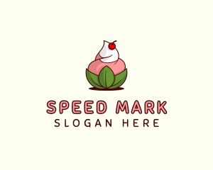 Organic Ice Cream Yogurt logo design