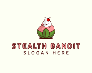 Organic Ice Cream Yogurt logo design