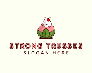 Organic Ice Cream Yogurt logo design