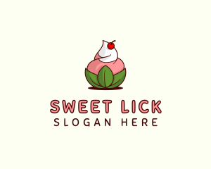 Organic Ice Cream Yogurt logo design