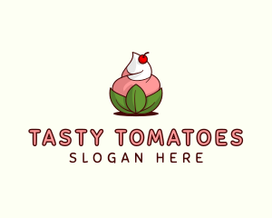 Organic Ice Cream Yogurt logo design