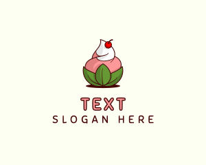 Organic Ice Cream Yogurt logo design