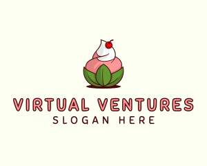 Organic Ice Cream Yogurt logo design