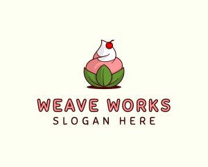 Organic Ice Cream Yogurt logo design